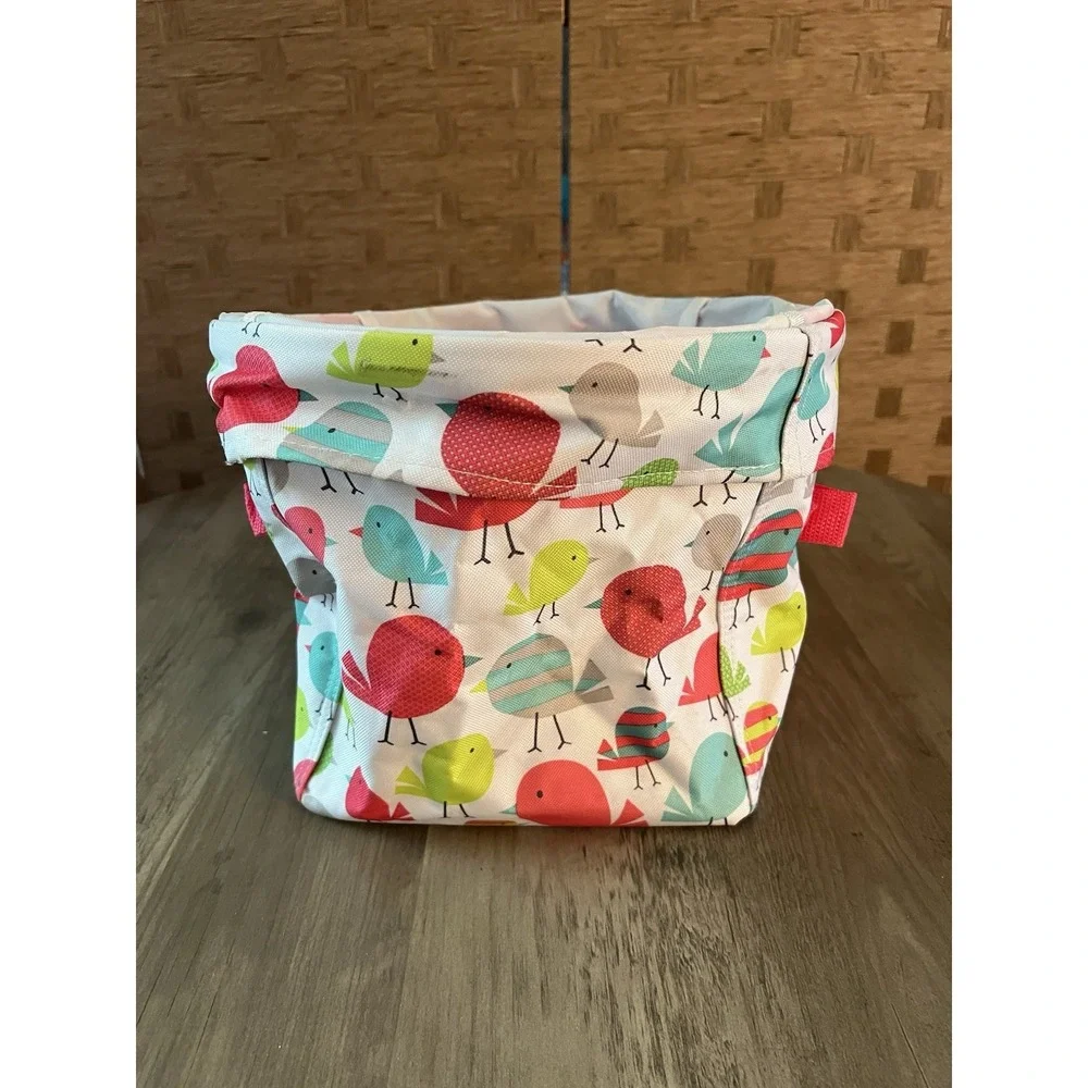 Thirty One Chicken Egg Basket Tote Colorful Chick Design 